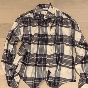 long sleeve flannel top